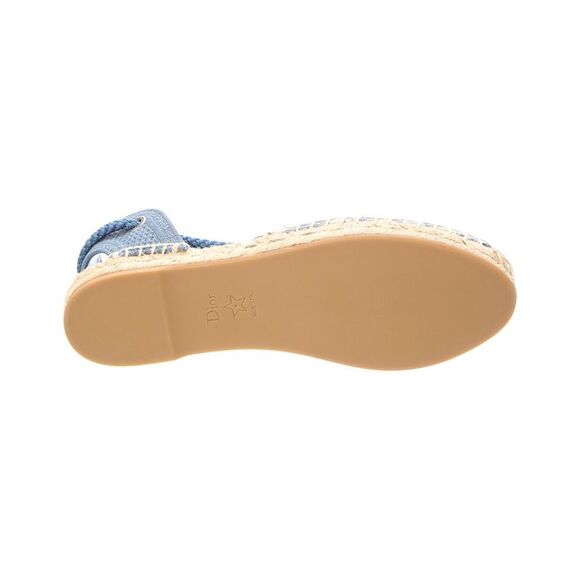 Dior Granville Oblique Canvas Espadrille, Blue - Picture 4 of 5